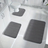 3pcs Memory Foam Bath Mat