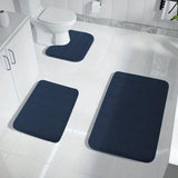 3pcs Memory Foam Bath Mat