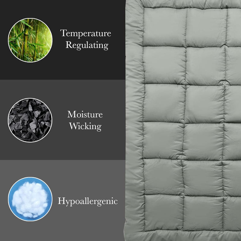 Bamboo Charcoal Mattress Topper