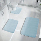 3pcs Memory Foam Bath Mat