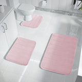 3pcs Memory Foam Bath Mat