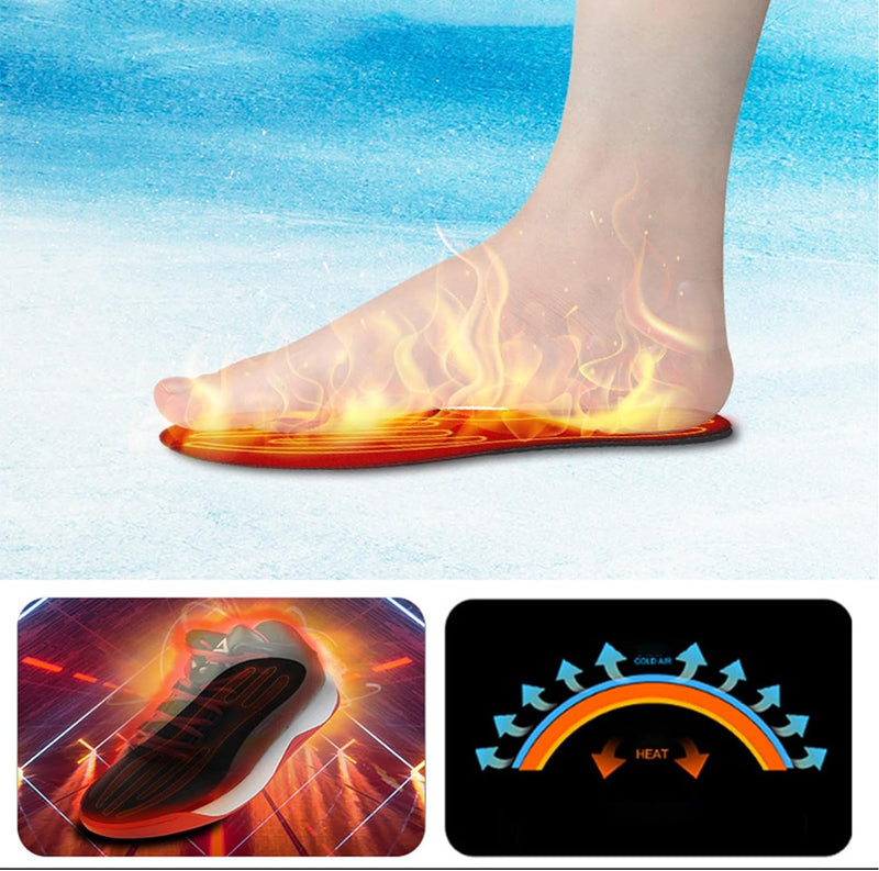 Heated Insole Foot Warmers - USB Rechargable