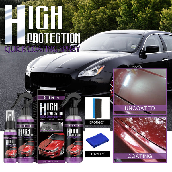 Spray de revestimiento para automóviles de alta protección 3 en 1