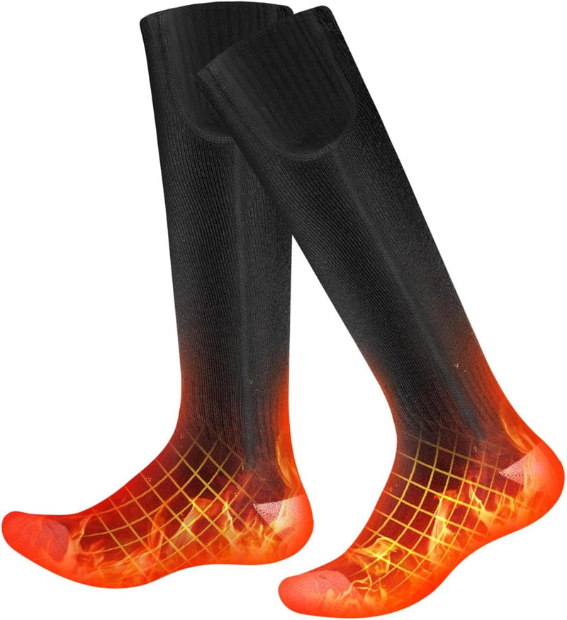 Electric Heated Socks + 2 FREE Rechargable Batteries Worth $29.99 EACH