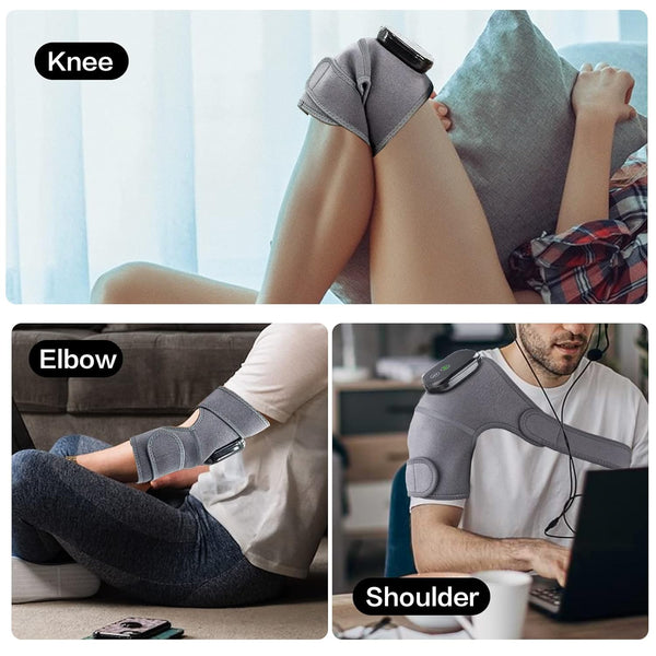 3-In-1 Knee/Shoulder/Elbow Brace & Massager