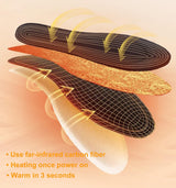 Heated Insole Foot Warmers - USB Rechargable