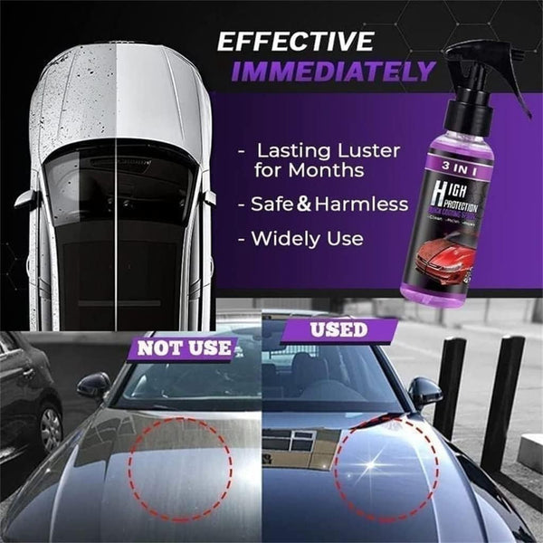 Spray de revestimiento para automóviles de alta protección 3 en 1